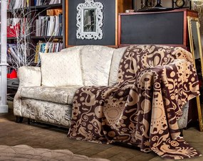 Mikroszálas ágytakaró 150x200 Tayga bézs barna Matex