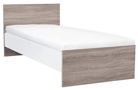 Miami egyszemélyes ágy 90x200 cm yorki tölgy-fehér