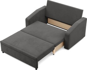 Zeus kanapé, szövet anyag, hab töltet, döntött kartámasz, szürke