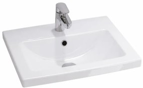 Cersanit - SET szekrény + mosdó, fehér fényű, LARA COMO 50, S801-146-DSM