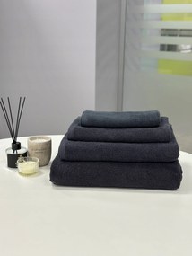 Törölköző szett 4 db 100% Pamut 500 gsm Luxus Szett Fekete