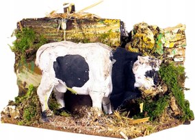 Mozgatható betlehem figura 'Tehén' 220V- 8,0cm magas figurákhoz