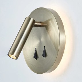 ITALUX NELLY fali lámpa bronz, 3000K melegfehér, beépített LED, 750 lm, IT-SP.7349-02B-ANT-B