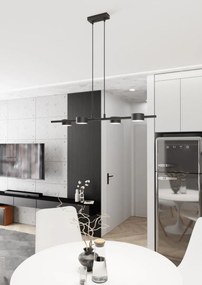 Emibig modern függeszték sora fekete emi1440/4