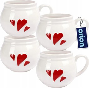 4x Hordó kávéscsésze tea gyógynövények forralt bor bögre szett 430 ml