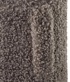 Sötétbarna buklé puff Teddy – Blomus