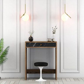 Lizbon - Walnut, Black, Marble