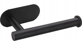 Wc-papír Tartó Öntapadós Fekete Fúrás Nélkül 3M