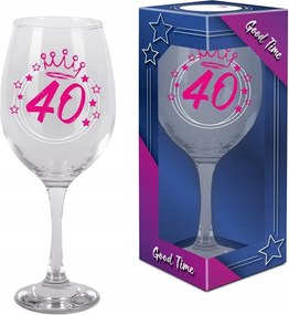 Good Time pohár 580 ml szülinapi 40 év