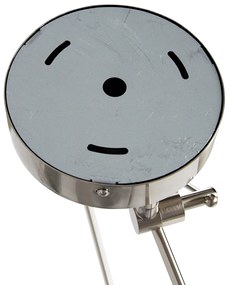 Acél lógólámpa árnyékolóval 35 cm fehér állítható 2 lámpás - Blitz