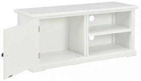 fehér fa TV-szekrény 90 x 30 x 40 cm