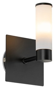 Modern fürdőszobai fali lámpa fekete IP44 - Kád