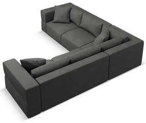 Sötétszürke sarokkanapé (variálható) Esther – Milo Casa