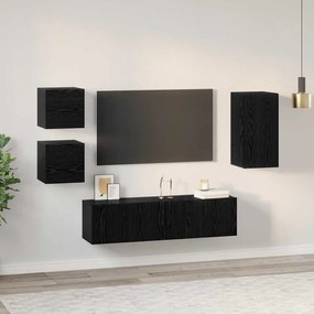 TV szekrény garnitúra 5 pcs Musta tammi 160 x 30 x 30.5 cm