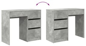 Szürke Íróasztal Beton szürke Beton Standard Tárolás Íróasztal