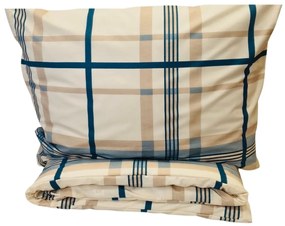 Wood barna pamut ágyneműhuzat 200x140cm+90x70cm TiaHome