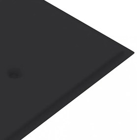antracitszürke oxford szövet kerti padpárna 150 x 50 x 3 cm