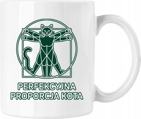 Cica bögre leonardo da vinci 3 fehér 330ml