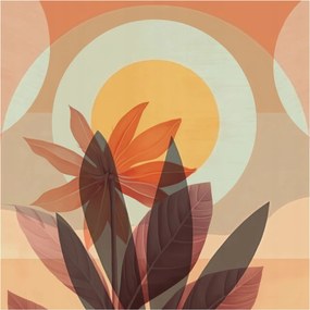 Fali fotótapéta Étkezőbe Virágos absztrakt 250x250