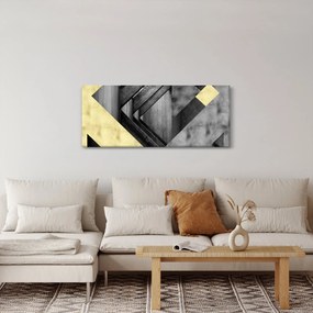 Kép - Texturált formák (120x50 cm)