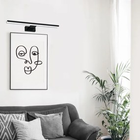 LED Képvilágítás PINTO LED/12W/230V fekete