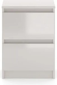 SIMPLE Komoda 40 2S kaszmir/kaszmir połysk
