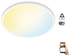 WiZ - LED Dimmelhető mennyezeti lámpa SUPERSLIM LED/32W/230V fehér Wi-Fi