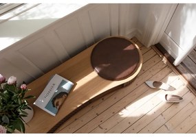 Barna-natúr színű TV-állvány tölgyfa dekorral 140x40 cm Audacious – UMAGE