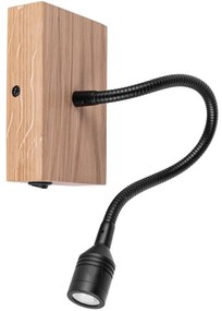 Spot-Light 5721174 - LED fali lámpa LECTOR LED/2,5W/230V tölgy