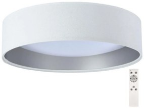 BPS Koncept LED Dimmelhető mennyezeti lámpa SMART GALAXY LED/24W/230V fehér/ezüst + távirányító BS0593