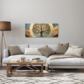 Kép – Életfa és spirálok (120x50 cm)