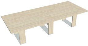Verno+ S tárgyalóasztal 300 x 120 cm, akác / barna