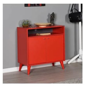 Adore Furniture Szekrény 79x73 cm piros AD0003