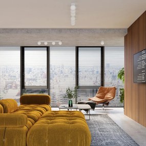 Fehér mennyezeti lámpa üveg búrával ø 12 cm Umerta – Sollux