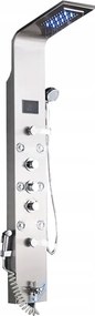 Zuhanypanel Hidromasszázs Led Kijelző Króm