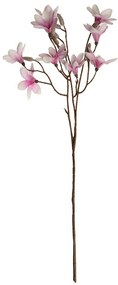 Magnólia ág lila, magasság 70 cm. 9 virág és bimbó