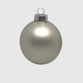 Silver ezüst üveg karácsonyi gömb szett 12*6cm