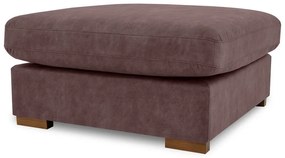 Sötétbarna bőrutánzat lábtartó Hamburg – Scandic