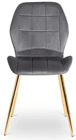 Étkezőgarnitúra 4 db. Szürke Irys székkel. Asztal: TINGA 100 cm