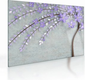 Kép - Lila eső (üvegen) (70x50 cm)