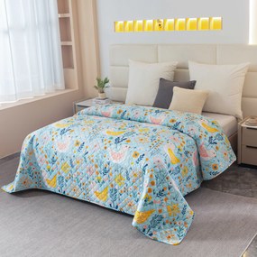 Ágytakaró SPRING TWEET, színes Méret: 220 x 240 cm