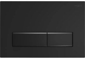 Mexen Fenix 09 öblítő gomb, fekete matt - 600903