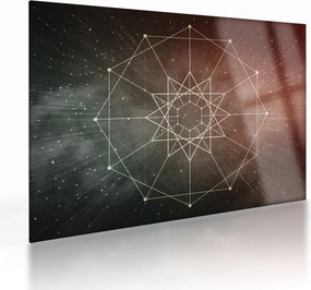 Kép - Kozmikus dodekagram (üvegen) (70x50 cm)