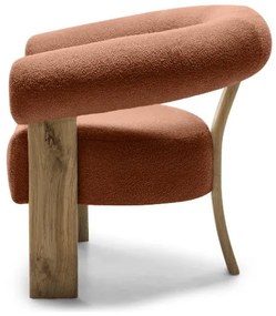 Barna design fotel KOKEI, tölgy