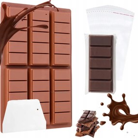 Szilikon Öntőforma Csokoládé Tábla Praliné Jég Viasz Nagy
