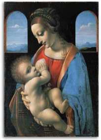 Gario Vászonkép Madonna litta - Leonardo da Vinci reprodukció Méret: 60 x 90 cm