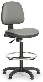 Milano munkaszék - lábtámasz, szürke