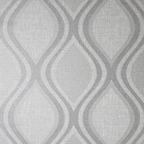 Arthouse Signature 1 Curve szürke geometrikus vlies tapéta – 295101