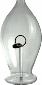 Aranygyűrűs kancsó, esküvői ajándék díszdobozban és 2 db felespohárral