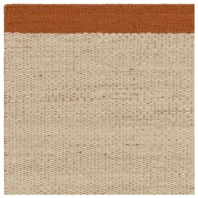 Krémszínű-terrakotta színű kézi szövésű gyapjú szőnyeg 160x230 cm Lima Rust – Asiatic Carpets